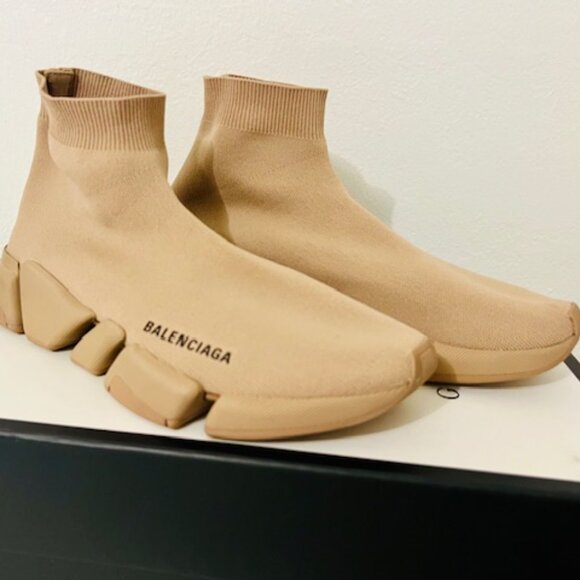 Balenciaga 2.0 Speed Trainer Sock Sneakers - Picture 1 of 10